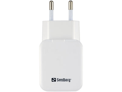 Sandberg 440-57 AC Charger Dual USB 2.4+1A EU