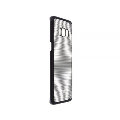 Жесткий чехол Tellur Cover для Samsung Galaxy S8, горизонтальные полосы, черный 
