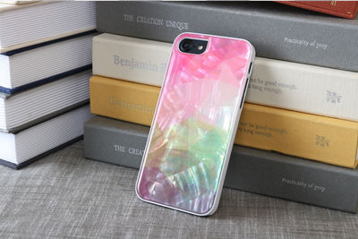 iKins case for Apple iPhone 8/7 water flower white