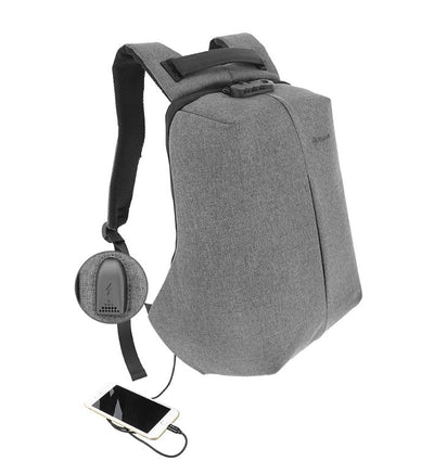 Tellur 15.6 Notebook Backpack Antitheft V2, USB Port, Grey