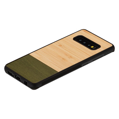 MAN&amp;WOOD Чехол для смартфона Galaxy S10 Plus бамбуковый лес черный