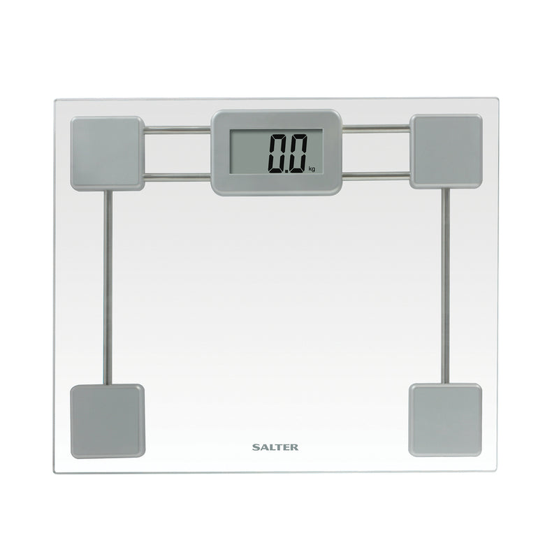 Компактные электронные весы для ванной комнаты Salter 9081 SV3R из закаленного стекла