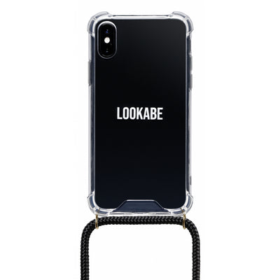 Lookabe Necklace iPhone Xs Max gold black loo005