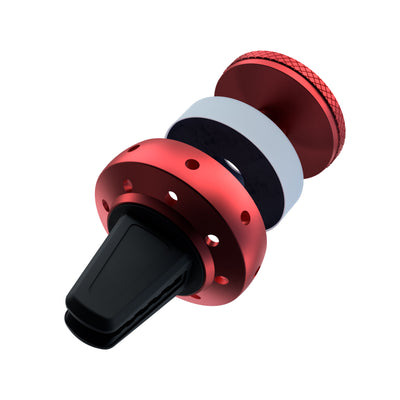 Автомобильный держатель телефона Tellur FreshDot, магнитный, ароматизатор Bubble Gum, крепление для вентиляционного отверстия красный