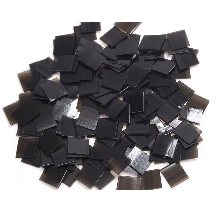 Black Italian keratin plates 25 pcs