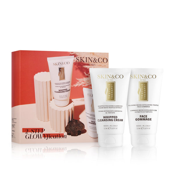 Skin&Co Roma 2 Žingsnių švytėjimo rinkinys Glowyfication +dovana Previa plaukų priemonė