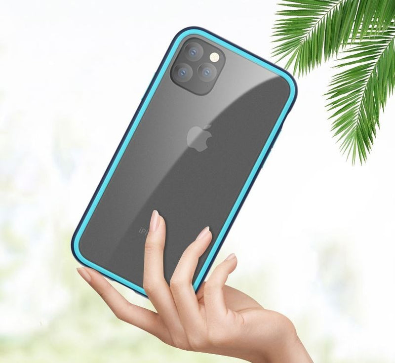 Comma Joy elegant anti-shock case iPhone 11 Pro blue