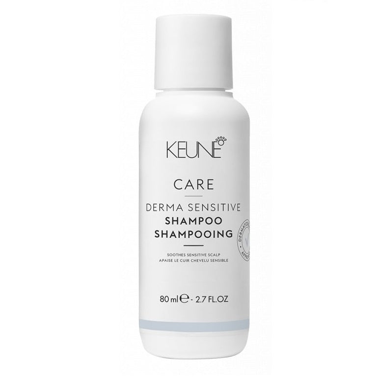 Keune CARE DERMA SENSITIVE shampoo for sensitive scalp + gift Previa hair product 