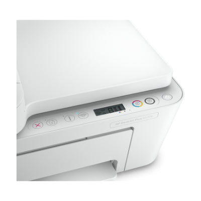 HP DeskJet Plus 4120e Принтер HP+ AIO «все в одном» — цветные чернила формата A4, печать/копирование/сканирование/мобильный факс, устройство автоматической подачи документов, ручная двусторонняя печать, Wi-Fi, 8,5 страниц в минуту, 100–300 страниц в месяц