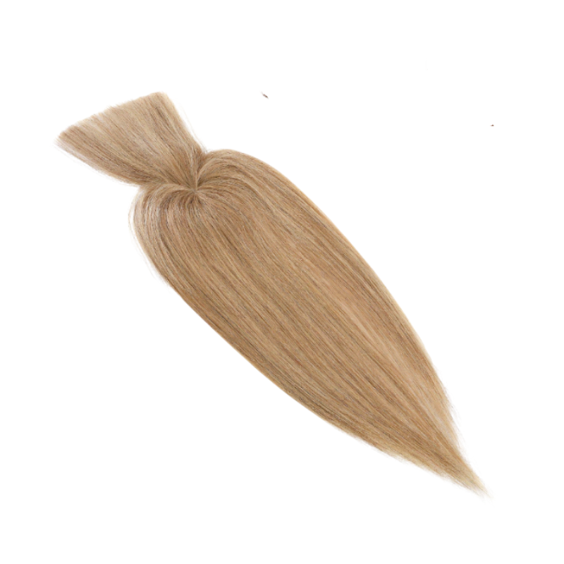 Natūralių plaukų tupetas su kirpčiukais 8,5 cm x 8,5 cm