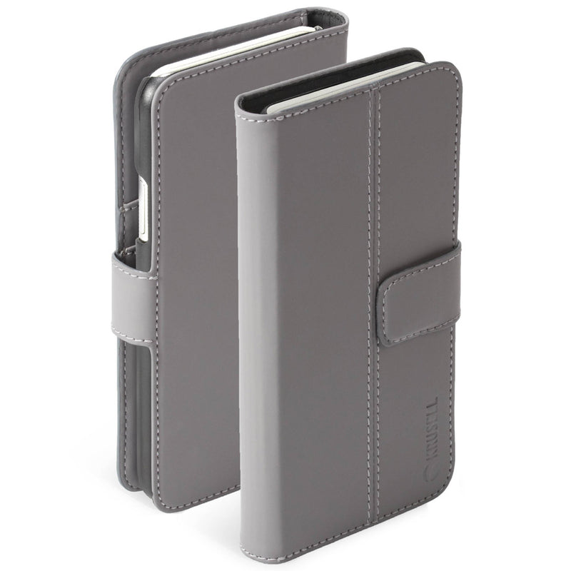 Krusell Loka FolioWallet 2in1 Apple iPhone XS Max gray 