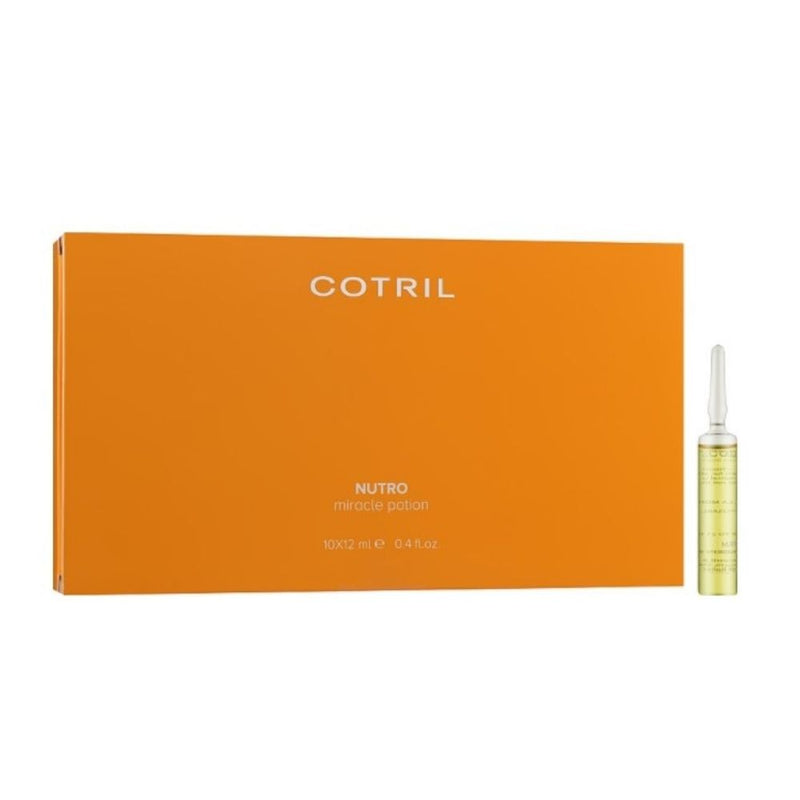 Cotril Питательная сыворотка для волос NUTRO MIRACLE, 10×12 мл + маска для лица Mizon в подарок