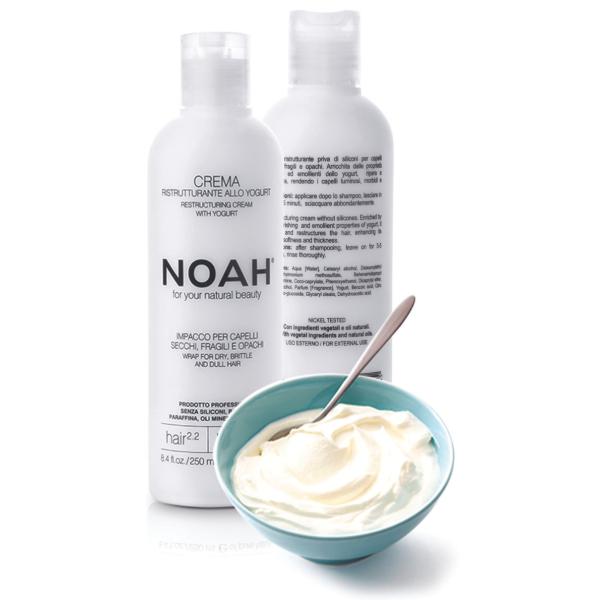 Noah 2.2. Restructuring Cream With Yogurt Restorative mask for dry and damaged hair