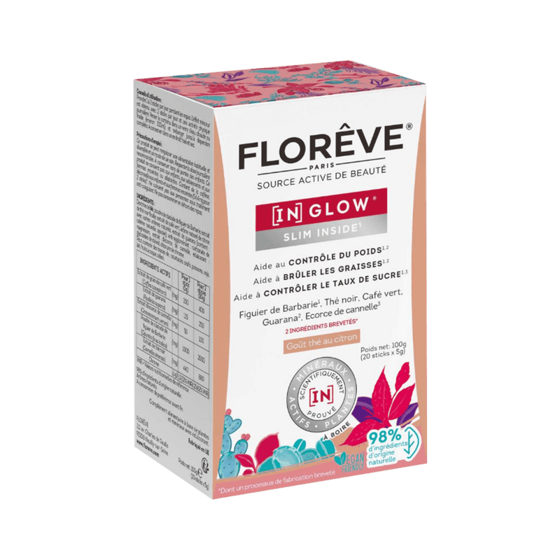 Пищевые добавки FLOREVE для сжигания жира и похудения (IN) GLOW SLIM INSIDE +подарочная маска для лица Mizon 