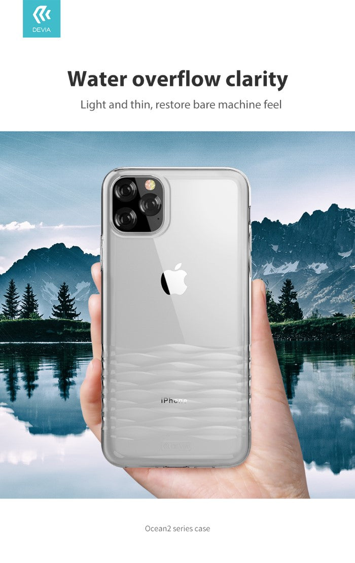 Devia Ocean2 series case iPhone 11 Pro clear