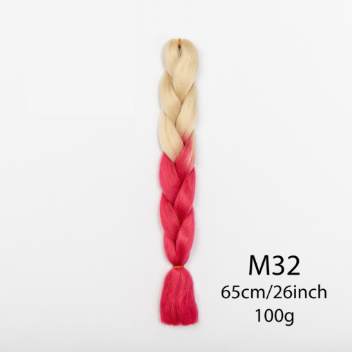 Synthetic hair fibers - kanekalon for braiding (100 g.)