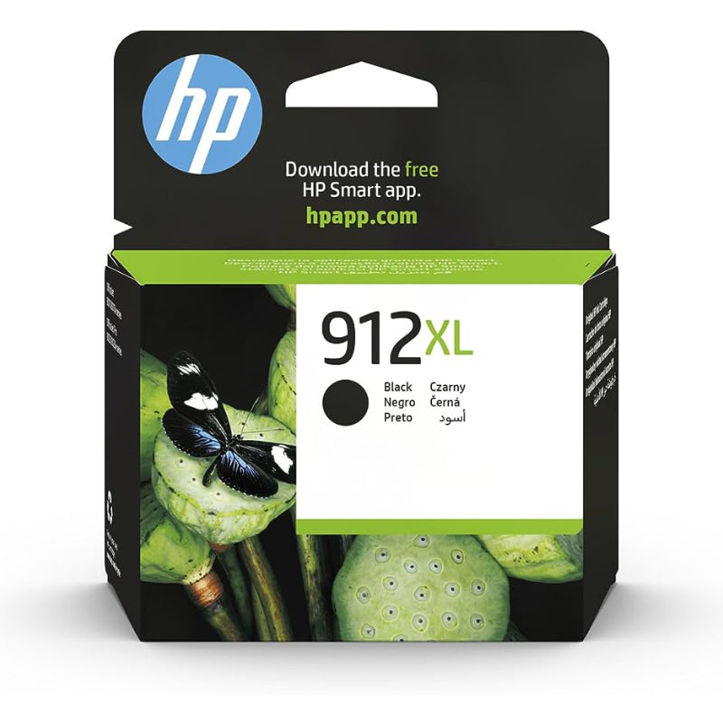 Черный струйный картридж HP 912XL большой емкости, 825 страниц, для HP Officejet 8012, 8013, 8014, 8015 Officejet Pro 8020 