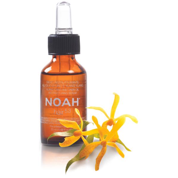 Noah 5.3 Ylang Ylang Restructuring Serum Serum for dry and damaged hair, protecting against split ends, 20 ml