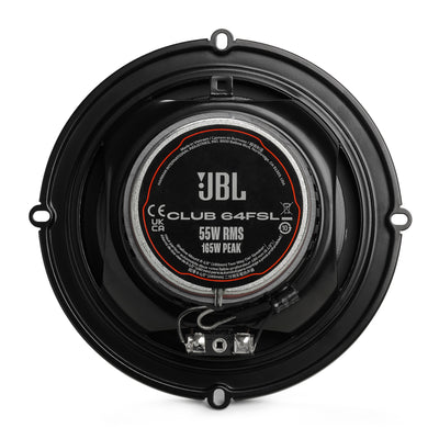 JBL Club 64FSL 2-полосная коаксиальная автомобильная акустика диаметром 16 см с неглубоким креплением
