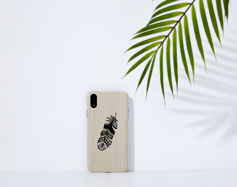 MAN&amp;WOOD SmartPhone case iPhone XR indian white