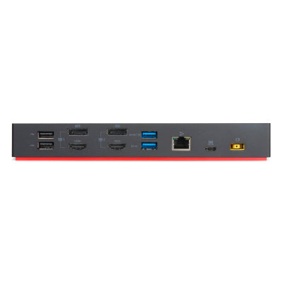 ThinkPad Hybrid USB-док-станция переменного тока 2xDisplayPort, 2xHDMI, 2x3840x2160-60 Гц, 1 Гбит LAN, 1xUSB-C на передней панели, 5xUSB-A, 2xUSB2.0, 3xUSB3.0 (ЕС)