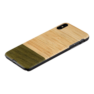 MAN&amp;WOOD Чехол для смартфона iPhone X/XS бамбуковый лес черный