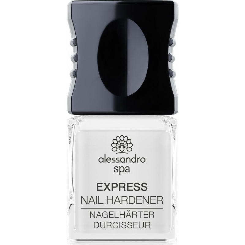 Alessandro EXPRESS NAIL HARDENER strengthener for especially worn nails 10ml + gift hand cream