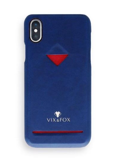 Задняя крышка слота для карт VixFox для Iphone XSMAX темно-синего цвета