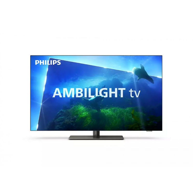 Philips 4K UHD OLED Android™ TV 48 дюймов 48OLED718/12 3-сторонняя подсветка Ambilight 3840x2160p HDR10+ 4xHDMI 3xUSB LAN Wi-Fi DVB-T/T2/T2-HD/C/S/S2, 70 Вт