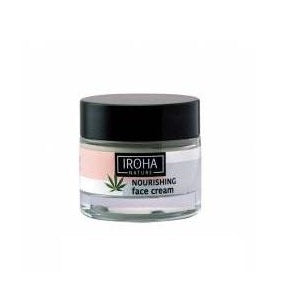Питательный крем для лица Iroha Face Cream Cannabis Seed Oil, с маслом семян конопли, 50 мл