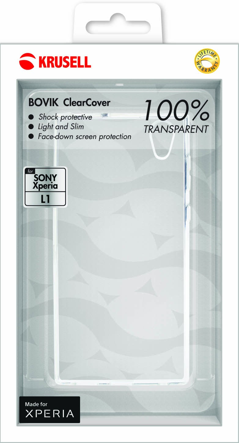 Krusell Bovik Cover Sony Xperia L1 transparent 