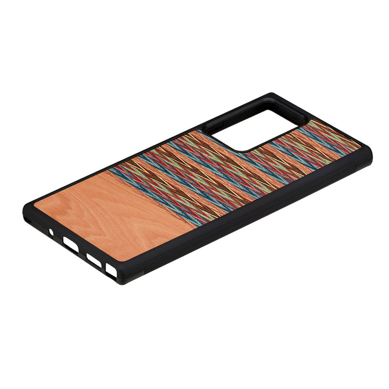 MAN&amp;WOOD case for Galaxy Note 20 Ultra browny check black
