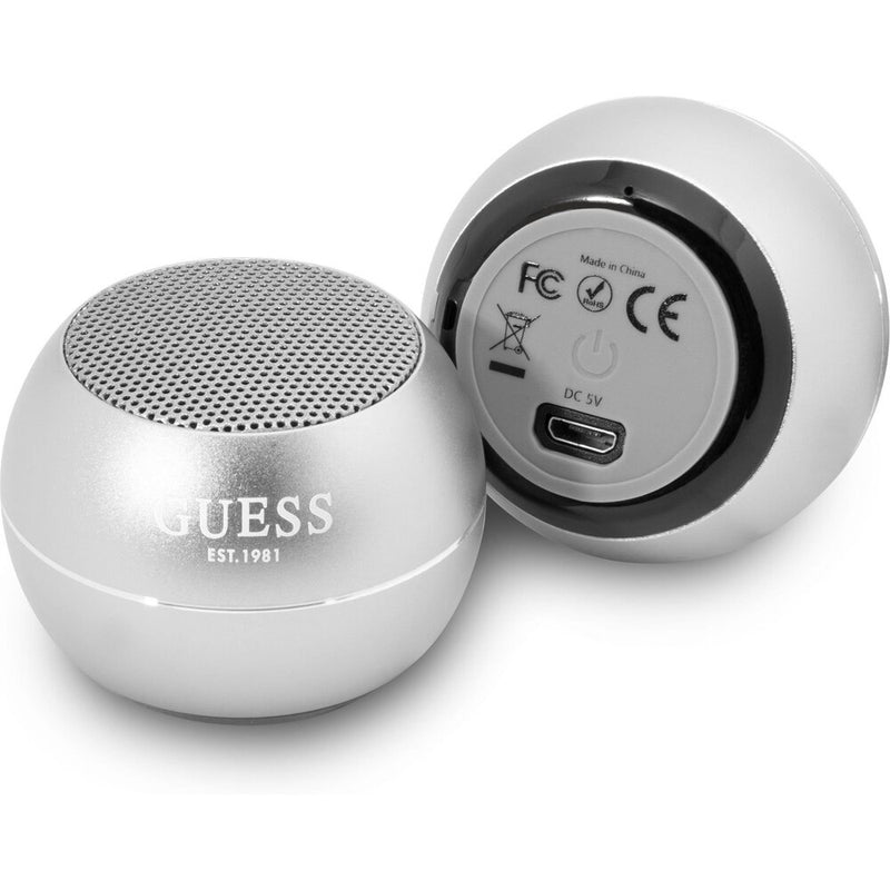 Мини-колонка Guess Bluetooth 3W 4H Серебристый