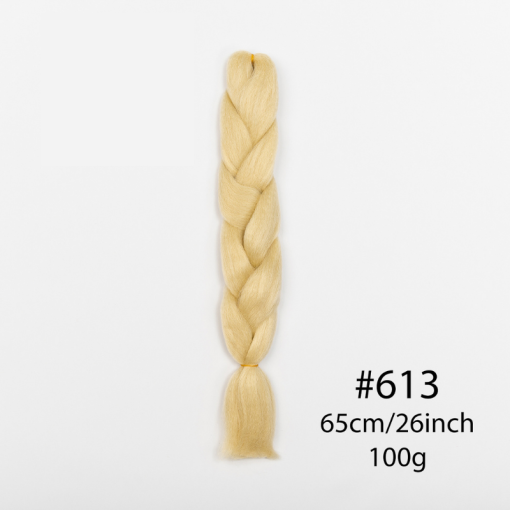 Sintetiniai plaukų pluoštai – kanekalonai kasyčių pynimui (100 g.)