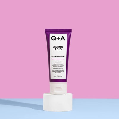 Q+A Amino Acid Oil-Free Moisturizer Oil-free moisturizing face cream with amino acids, 75ml
