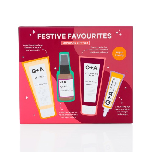 Подарочный набор Q+A Festive Favorites Skincare Набор средств по уходу за кожей, 1шт.