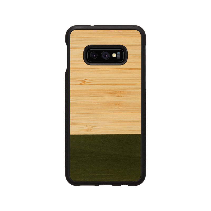 MAN&amp;WOOD Чехол для смартфона Galaxy S10e бамбуковый лес черный