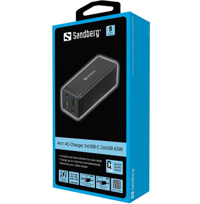 Sandberg 441-45 4in1 Charger 2xUSB-C 2xUSB 65W