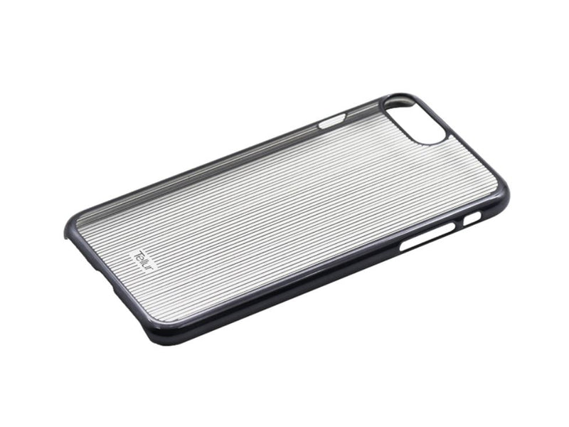 Жесткий чехол Tellur Cover для iPhone 7 Plus с вертикальными полосками, черный