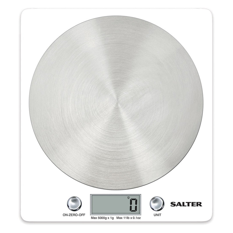 Дисковые электронные цифровые кухонные весы Salter 1036 WHSSDREU16 — белые