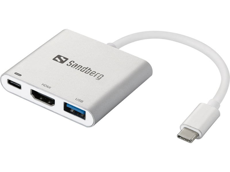 Мини-док-станция Sandberg 136-00 USB-C HDMI+USB