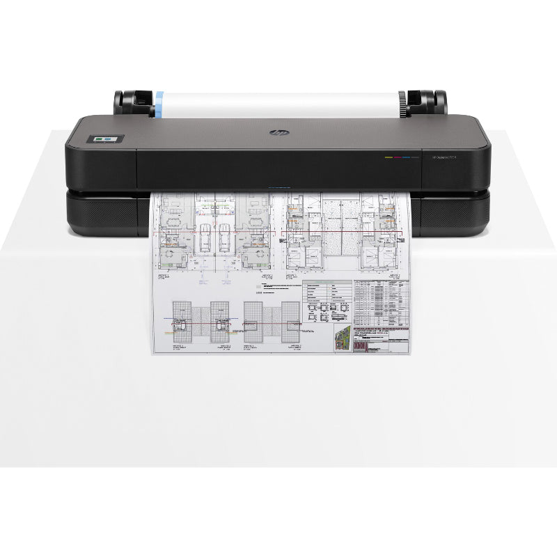 DesignJet T250 Printer/Plotter - 24” Roll/A4,A3,A2,A1 Color Ink, Print, Sheet Feeder, Auto Horizontal Cutter, LAN, WiFi, 30 sec/A1 page, 76 A1 prints/hour 