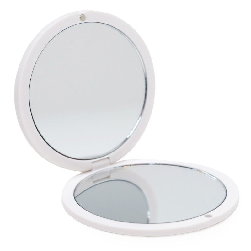 Sulankstomas kišeninis veidrodis White, baltos spalvos, 6,5 cm skersmuo