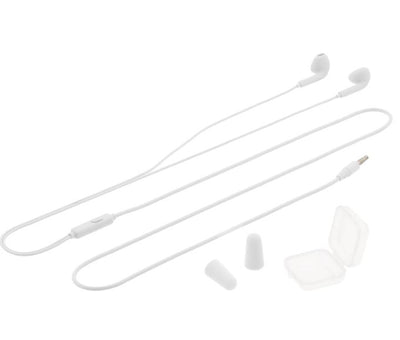 Tellur In-Ear Headset Fly, Noise Reduction Memory Foam Ear Plugs White