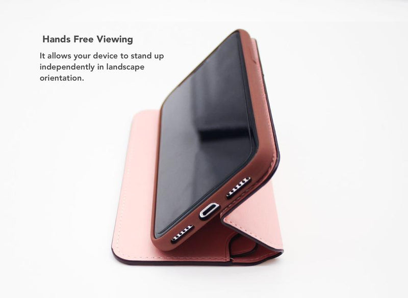 VixFox Smart Folio Case for iPhone XSMAX pink