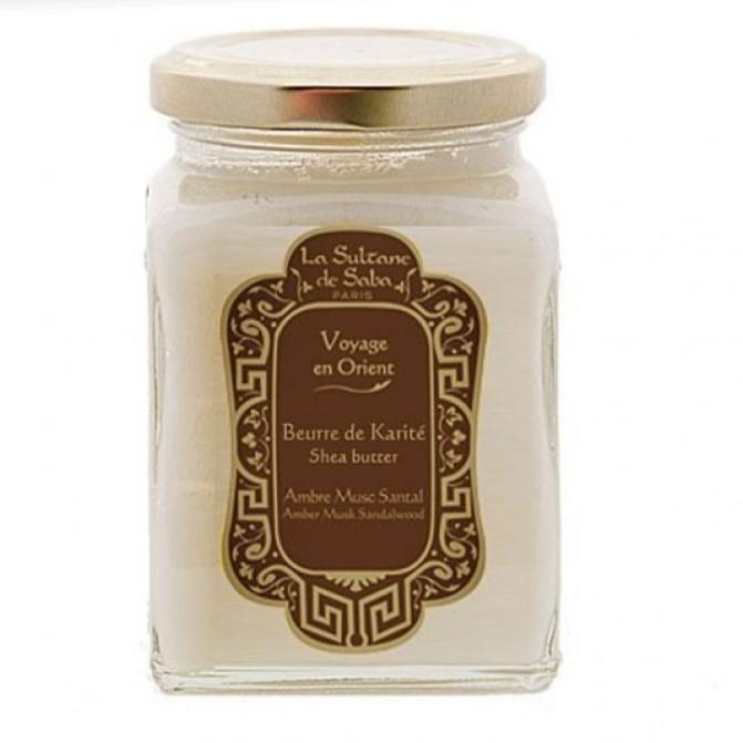 La Sultane de Saba Shea butter Orient Amber Musk Sandalwood 300g + gift CHI Silk Infusion Silk for hair