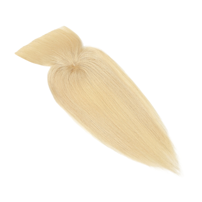 Natūralių plaukų tupetas su kirpčiukais 8,5 cm x 8,5 cm