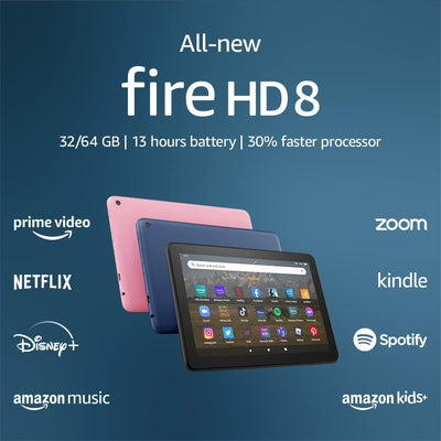 Amazon Fire HD8 32 ГБ (2022 г.) Джинсовый