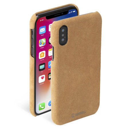 Krusell Broby Cover Apple iPhone XS cognac 