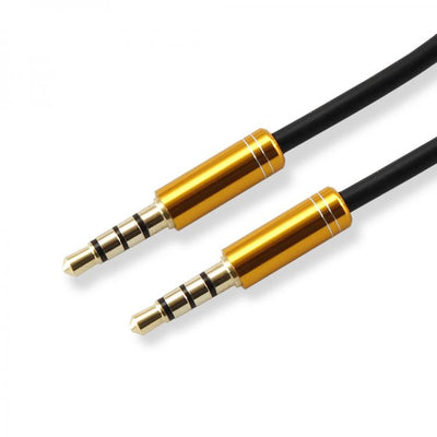 Sbox 3535-1.5G AUX-кабель 3,5–3,5 мм, золотистый, киви, золото 